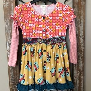 Matilda Jane dress, size 4 toddler girl. GUC